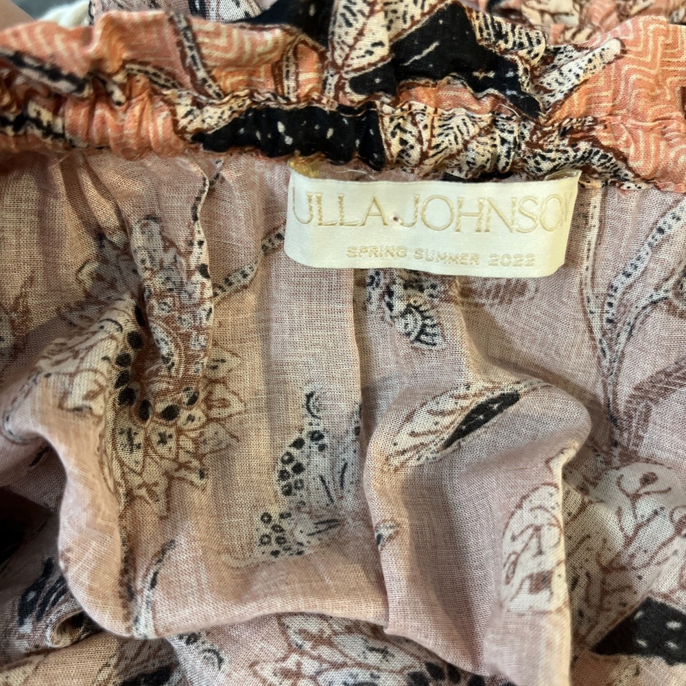 Ulla Johnson Pink Floral Maxi Dress - Picture 8 of 9